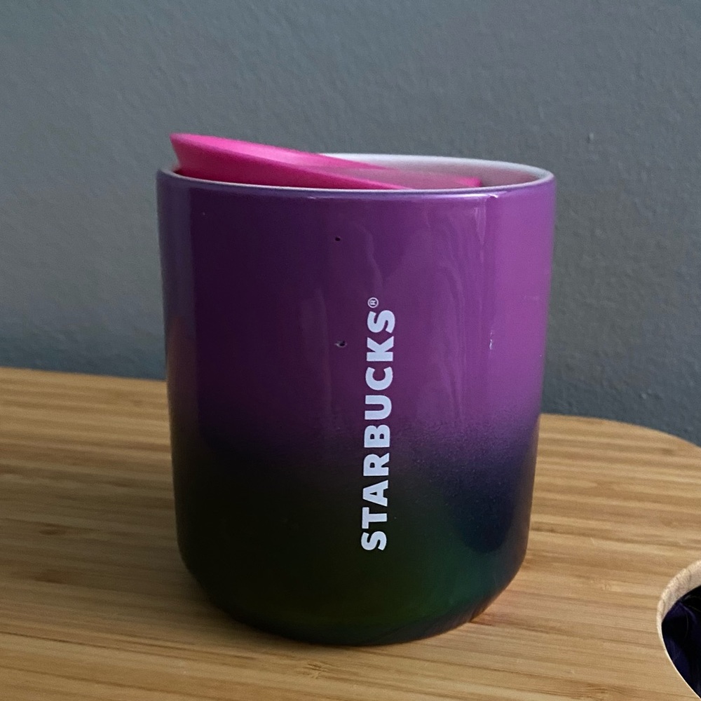 Starbucks iridescent ombré ceramic cup